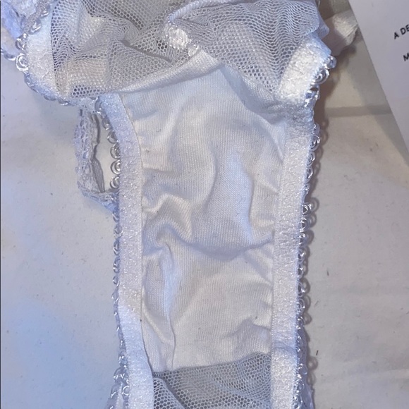 NWT L’Agent by AP Adah Mesh Lace Bikini Brief - Picture 12 of 13